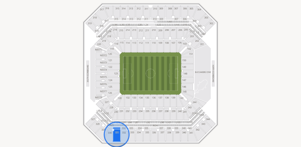 Raymond James Stadium Seating Chart