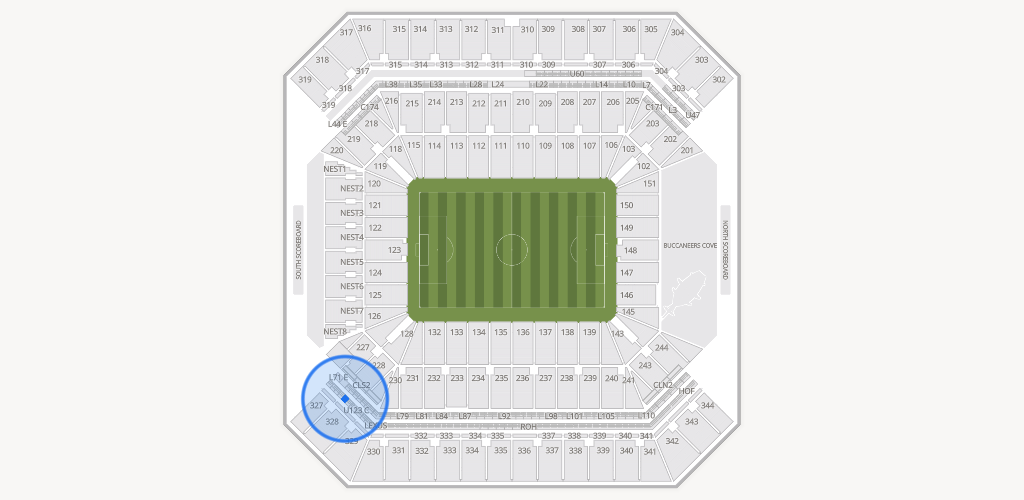 Raymond James Stadium Seating Chart