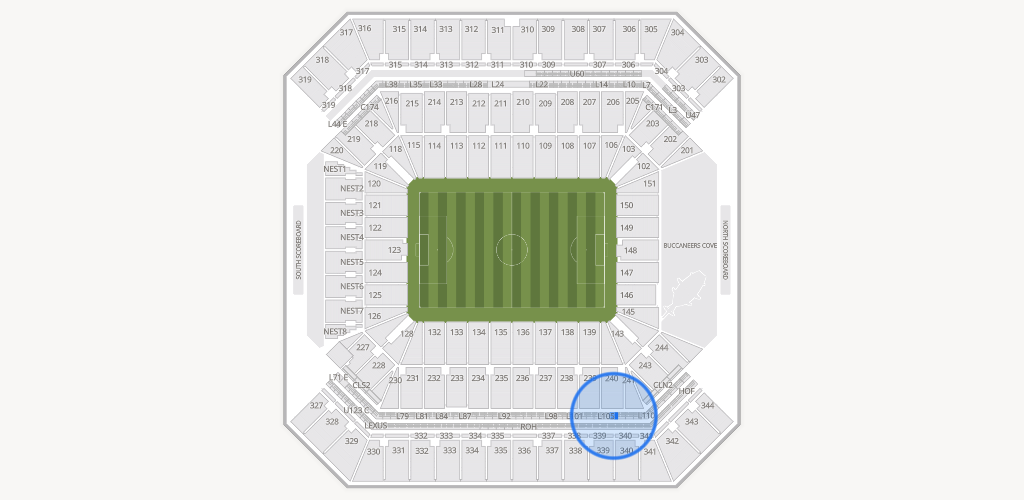 Raymond James Stadium Seating Chart