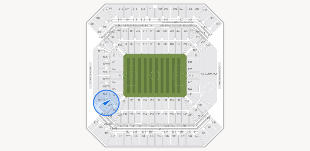 Raymond James Stadium Seating Chart