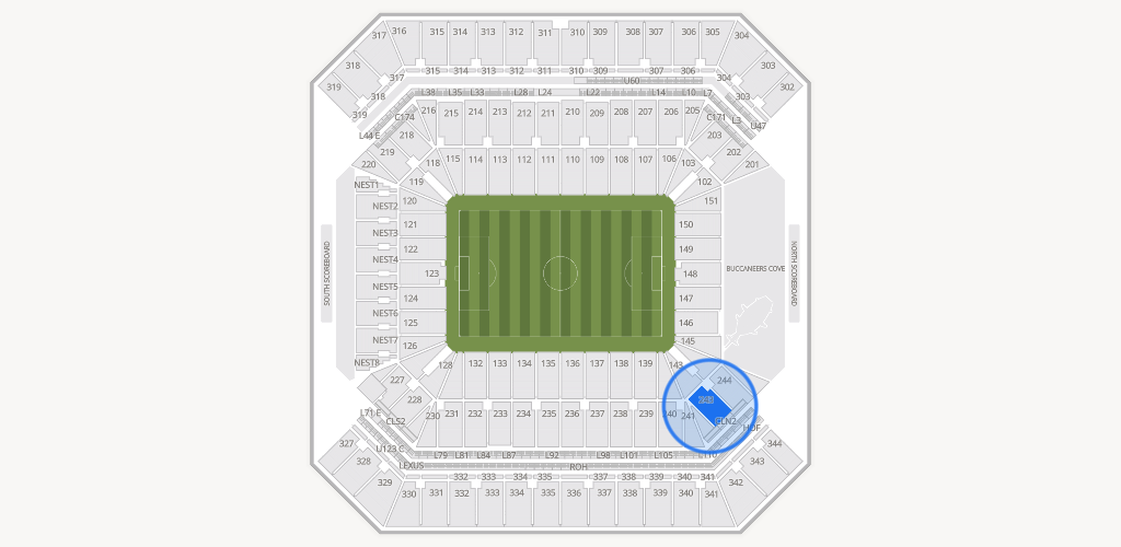Raymond James Stadium Seating Chart
