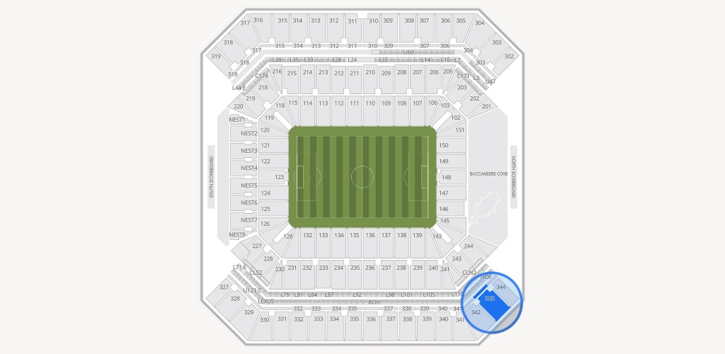 Raymond James Stadium Seating Chart