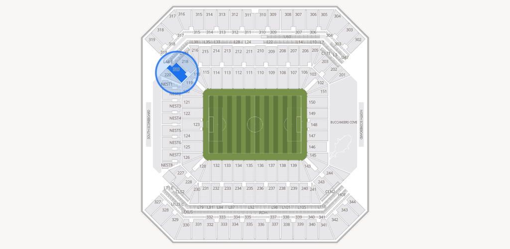 Raymond James Stadium Seating Chart