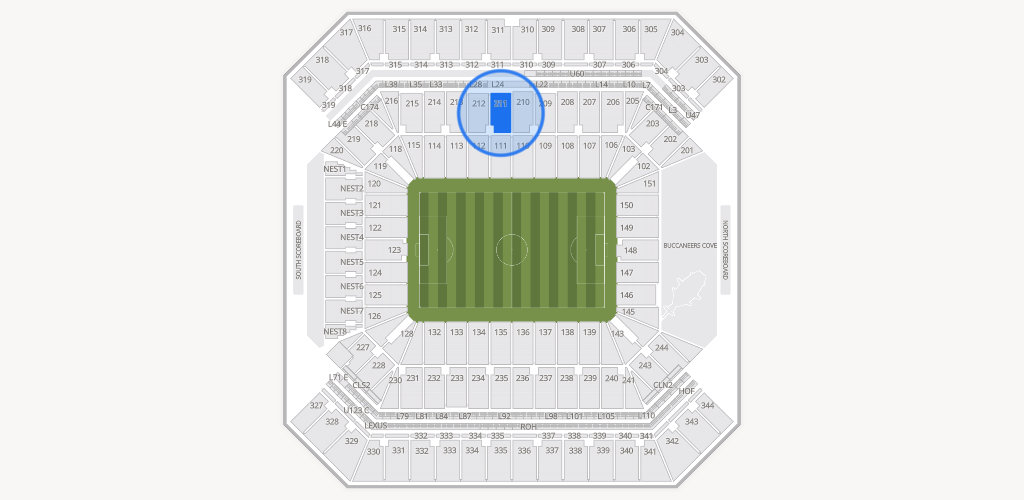 Raymond James Stadium Seating Chart
