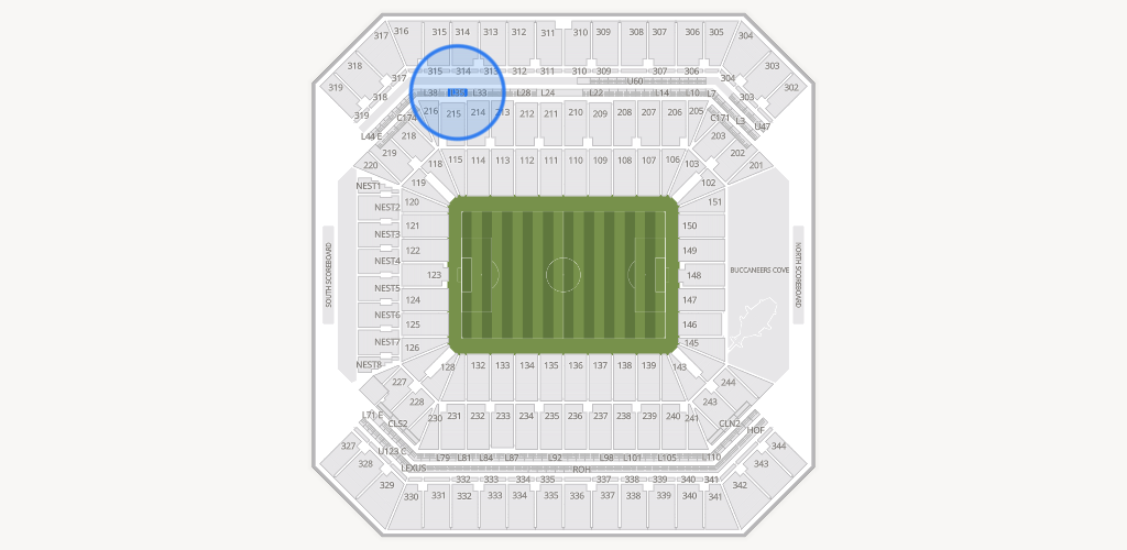 Raymond James Stadium Seating Chart