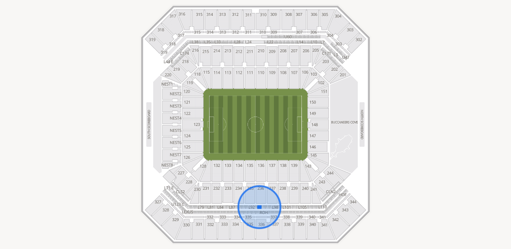 Raymond James Stadium Seating Chart