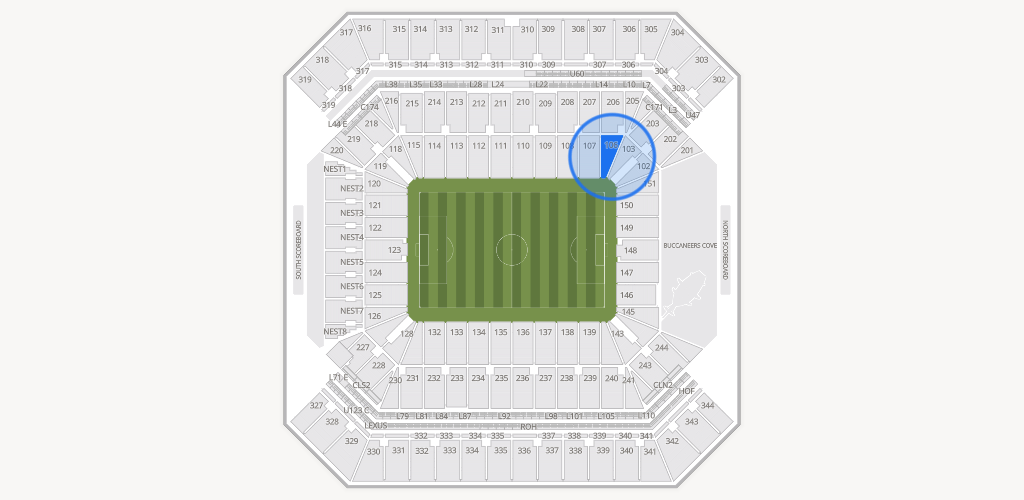 Raymond James Stadium Seating Chart