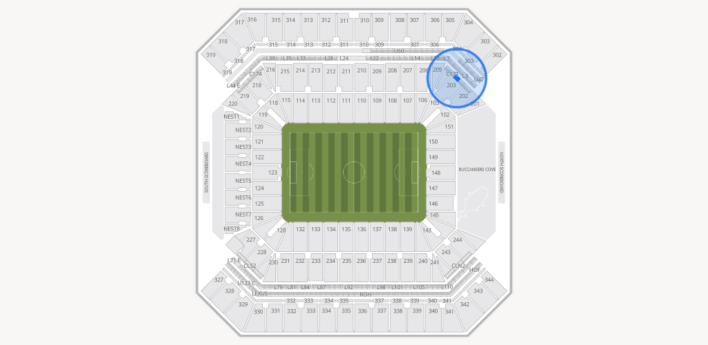 Raymond James Stadium Seating Chart