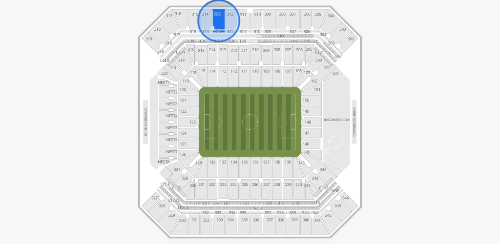 Raymond James Stadium Seating Chart