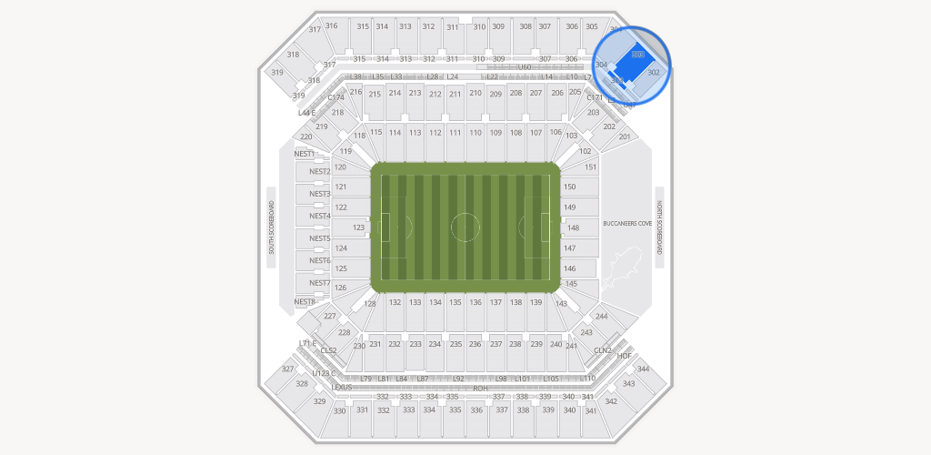 Raymond James Stadium Seating Chart