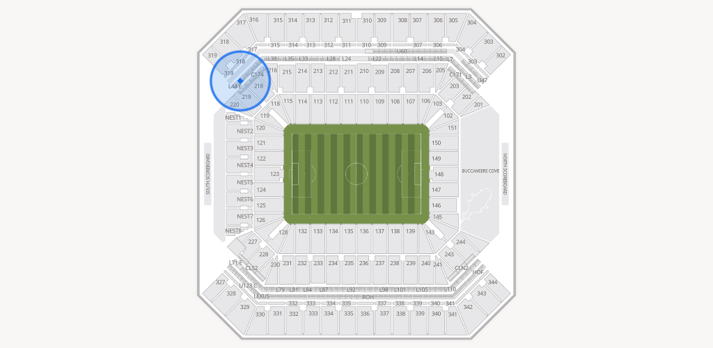 Raymond James Stadium Seating Chart