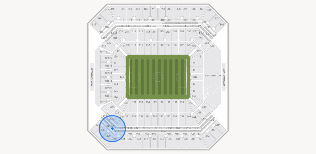 Raymond James Stadium Seating Chart