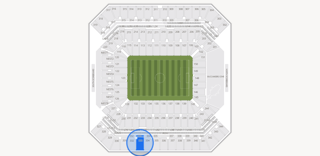 Raymond James Stadium Seating Chart