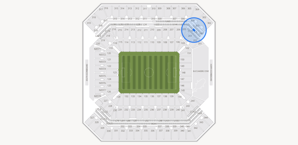 Raymond James Stadium Seating Chart