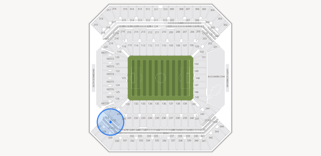 Raymond James Stadium Seating Chart