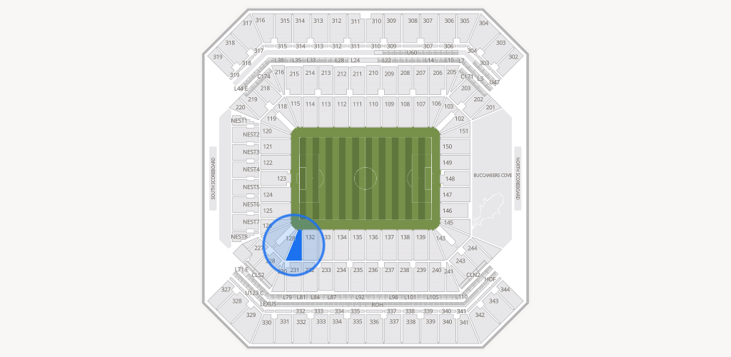 Raymond James Stadium Seating Chart