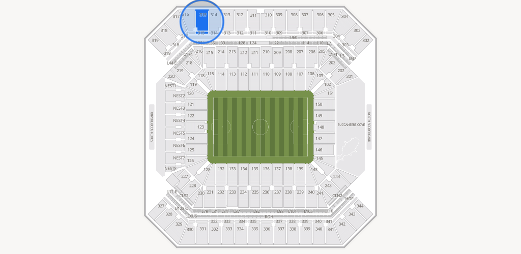 Raymond James Stadium Seating Chart
