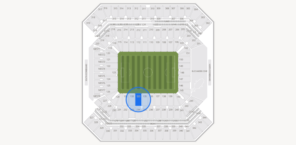 Raymond James Stadium Seating Chart