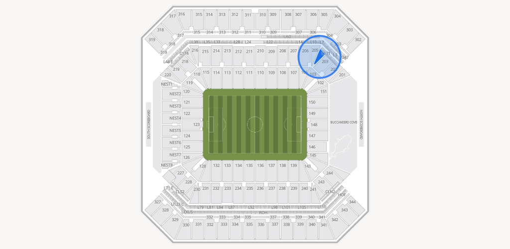 Raymond James Stadium Seating Chart
