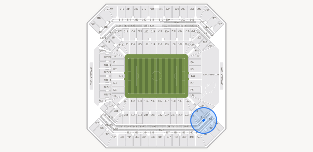 Raymond James Stadium Seating Chart