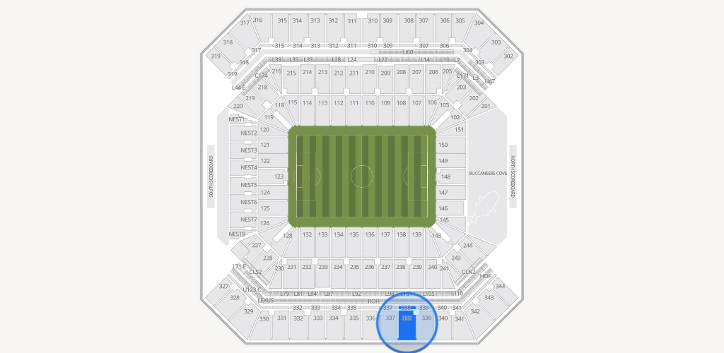 Raymond James Stadium Seating Chart