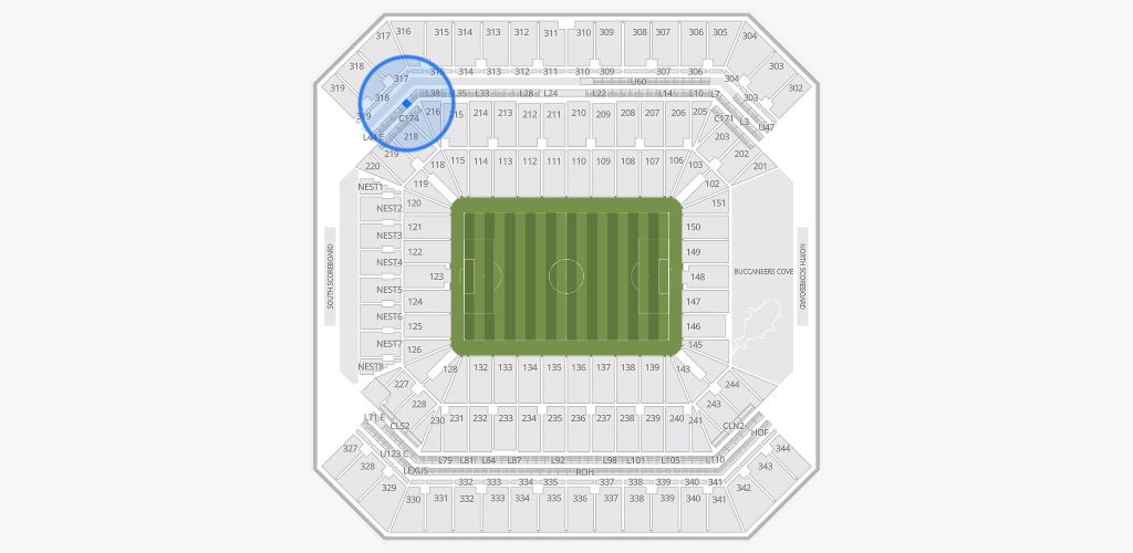 Raymond James Stadium Seating Chart
