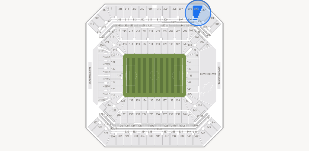 Raymond James Stadium Seating Chart