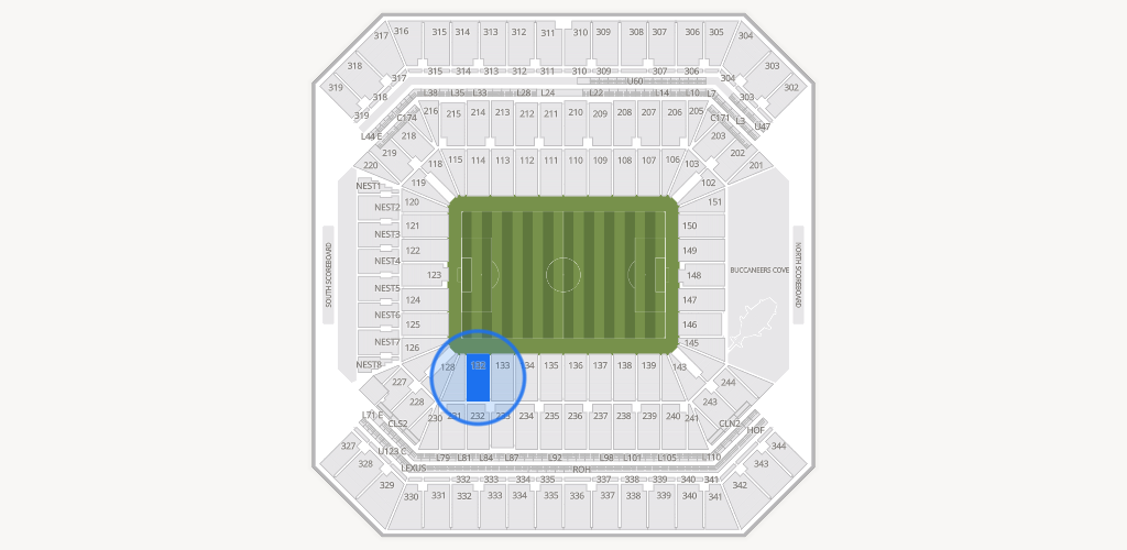 Raymond James Stadium Seating Chart
