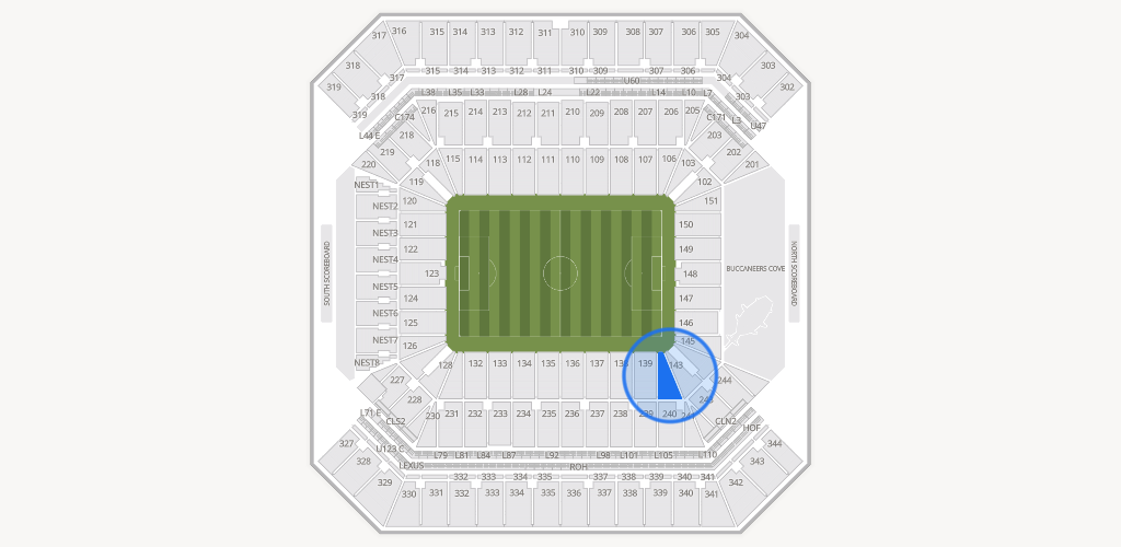 Raymond James Stadium Seating Chart