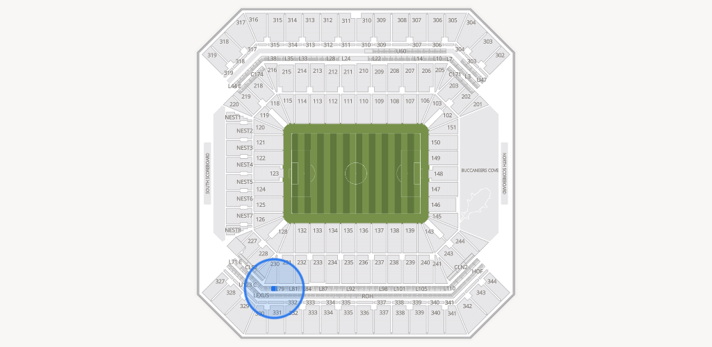 Raymond James Stadium Seating Chart