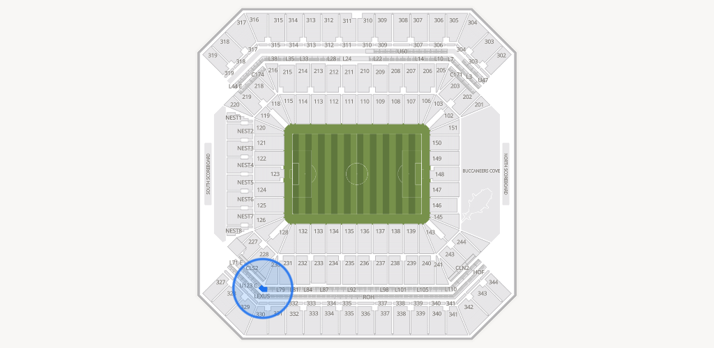 Raymond James Stadium Seating Chart