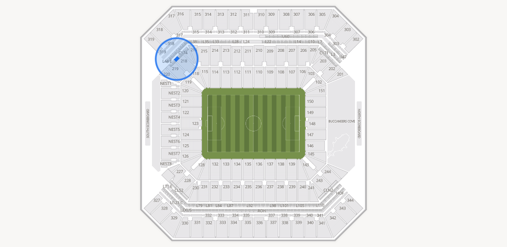 Raymond James Stadium Seating Chart