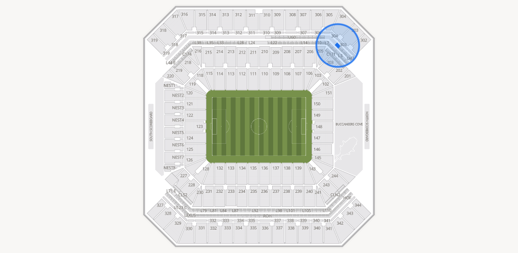 Raymond James Stadium Seating Chart