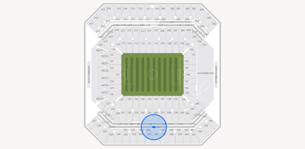 Raymond James Stadium Seating Chart