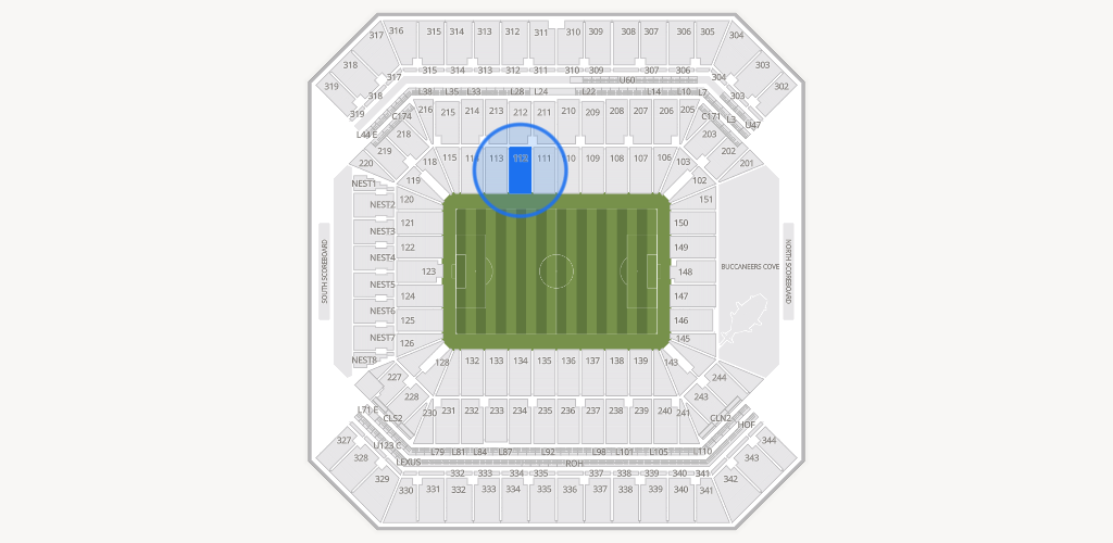 Raymond James Stadium Seating Chart