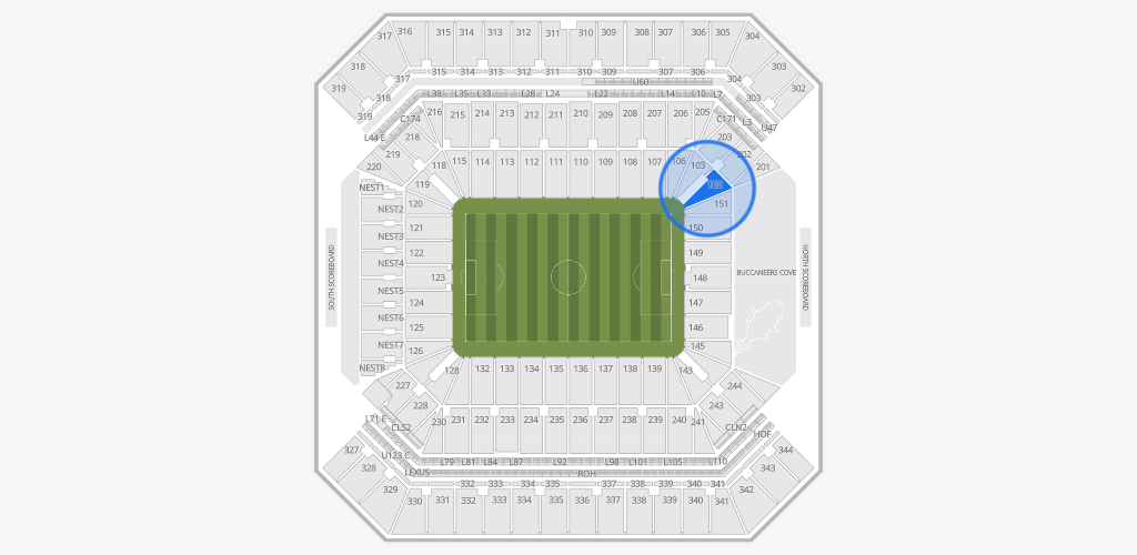Raymond James Stadium Seating Chart