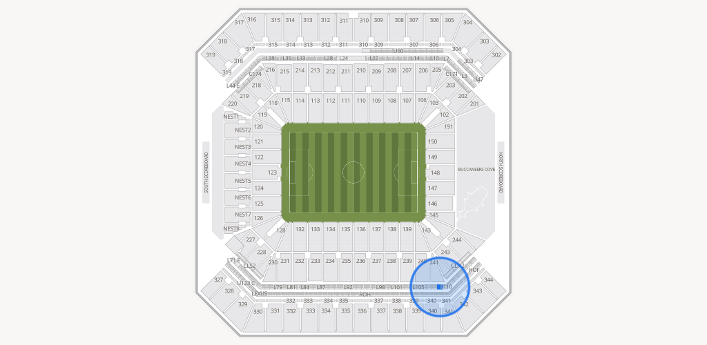 Raymond James Stadium Seating Chart