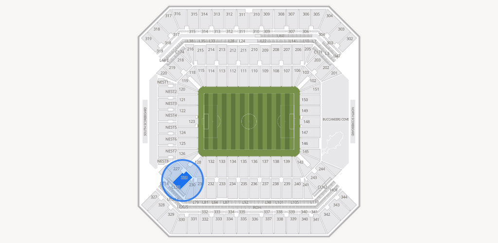 Raymond James Stadium Seating Chart