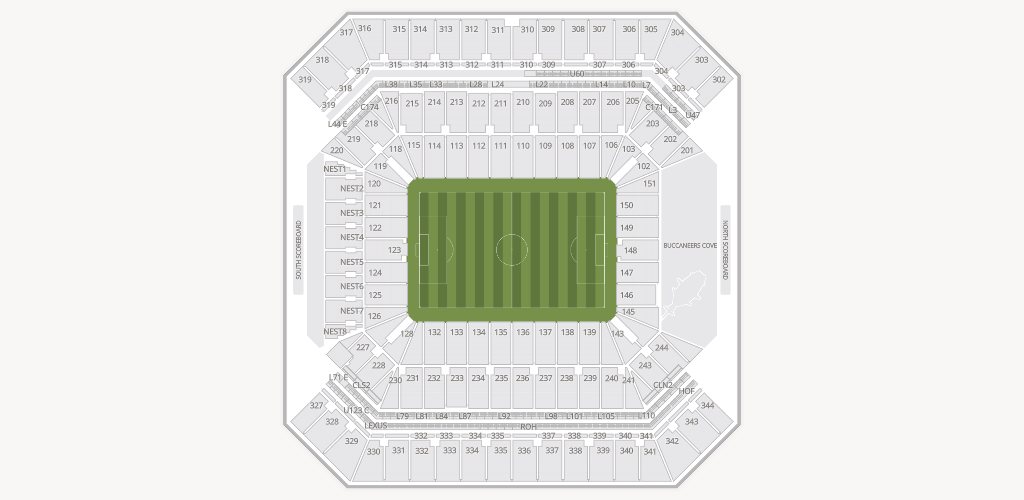 Raymond James Stadium Seating Chart