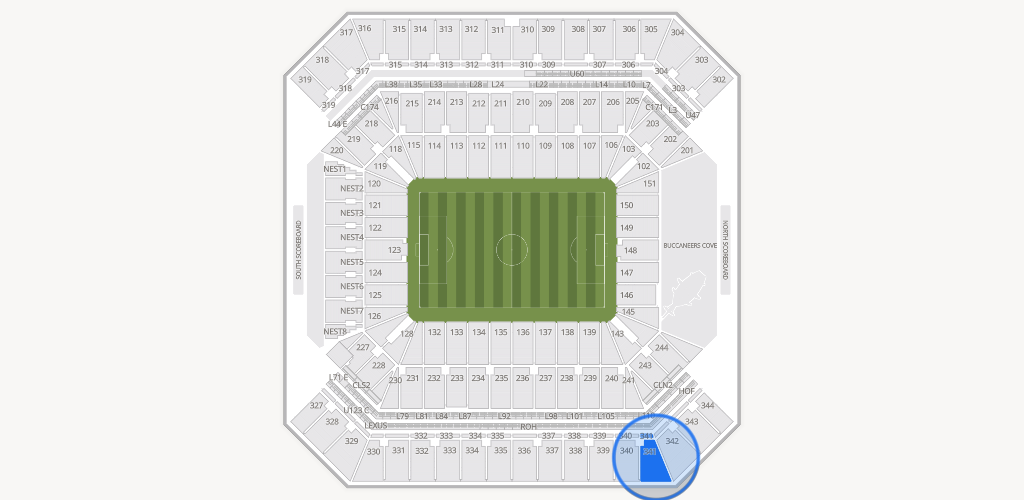 Raymond James Stadium Seating Chart