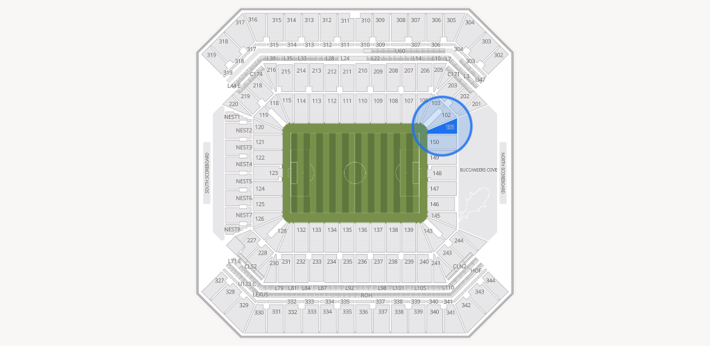 Raymond James Stadium Seating Chart