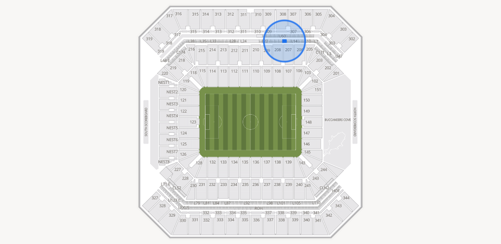 Raymond James Stadium Seating Chart