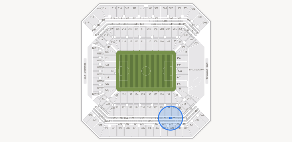 Raymond James Stadium Seating Chart