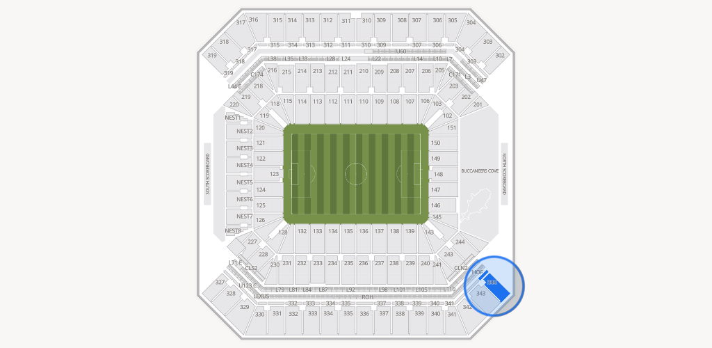 Raymond James Stadium Seating Chart