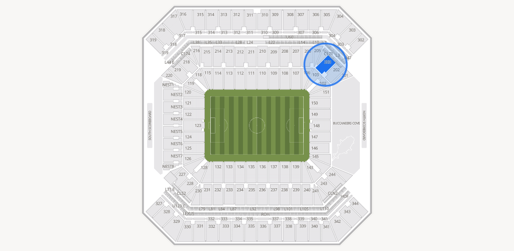 Raymond James Stadium Seating Chart