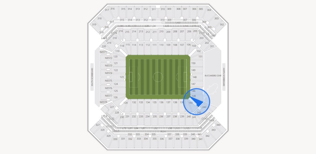 Raymond James Stadium Seating Chart