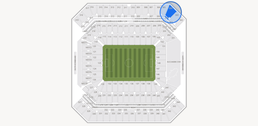 Raymond James Stadium Seating Chart