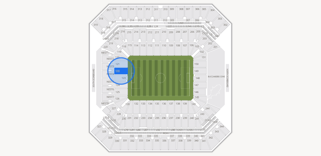 Raymond James Stadium Seating Chart