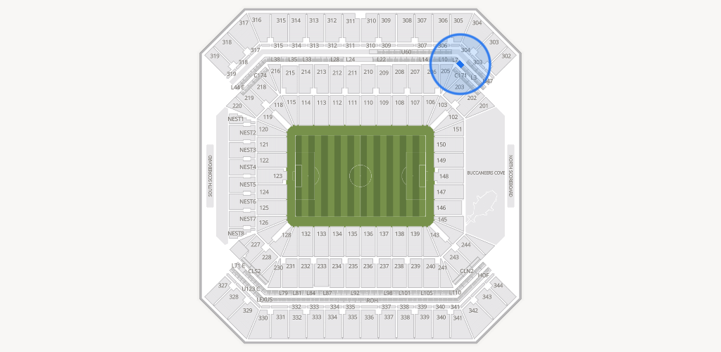 Raymond James Stadium Seating Chart