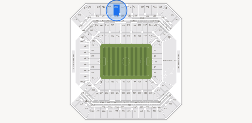 Raymond James Stadium Seating Chart